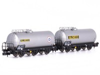 Arnold HN6607 - GüTerwagen Set Kesselwagen Algeco Sncf Ep.Iii 2-Teilig - Spur N