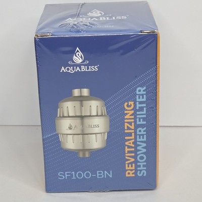 AquaBliss High Output Revitalizing Shower Filter SF100-BN (Brushed Nickel) NEW