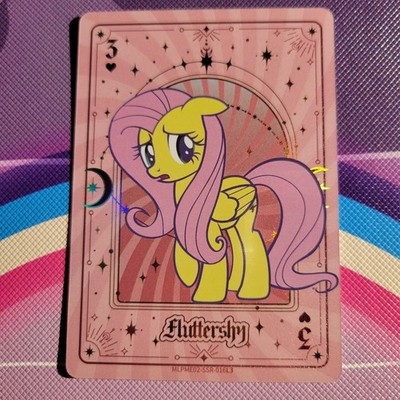 MYLITTLE PONY Fluttershyラインストーンカスタムカード付き Fluttershy Hearts MLPME02-SSR-016 Kayou My Little Pony Card
