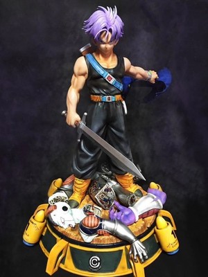 UCS Deyin Dragon Ball Z Future Trunks 1/4 Resin Statue Figur Mecha Frieza Base