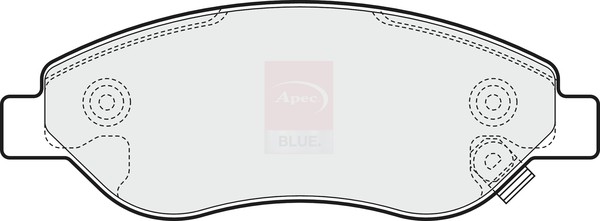 Brake Pads Set Front PD3227 Apec Blue 1605124 1605355 93189822 93192895 Quality