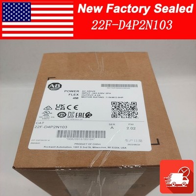 AB 22F-D4P2N103 SER A PowerFlex 4M 1.5 kW 2 HP AC Drive 22FD4P2N103