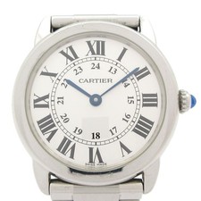 Cartier ( ) Watch Ronde Solo SM W6701004 Ladies SS Silver from JAPAN