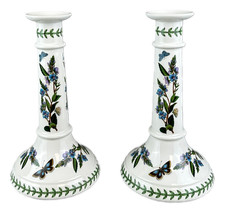 Portmeirion Botanic Garden Candlestick Holder Set Speedwell Vtg 1972 Mark 9