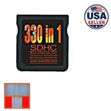 SDHC 330 in 1 Gaming Card 64GB DS DSI 2DS 3DS 2DSXL 3DSXL Black