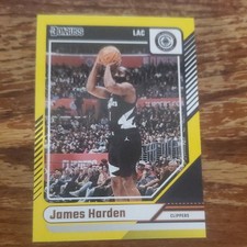 Panini 2024-25 Donruss James Harden Yellow Parallel #21 Los Angeles Clippers