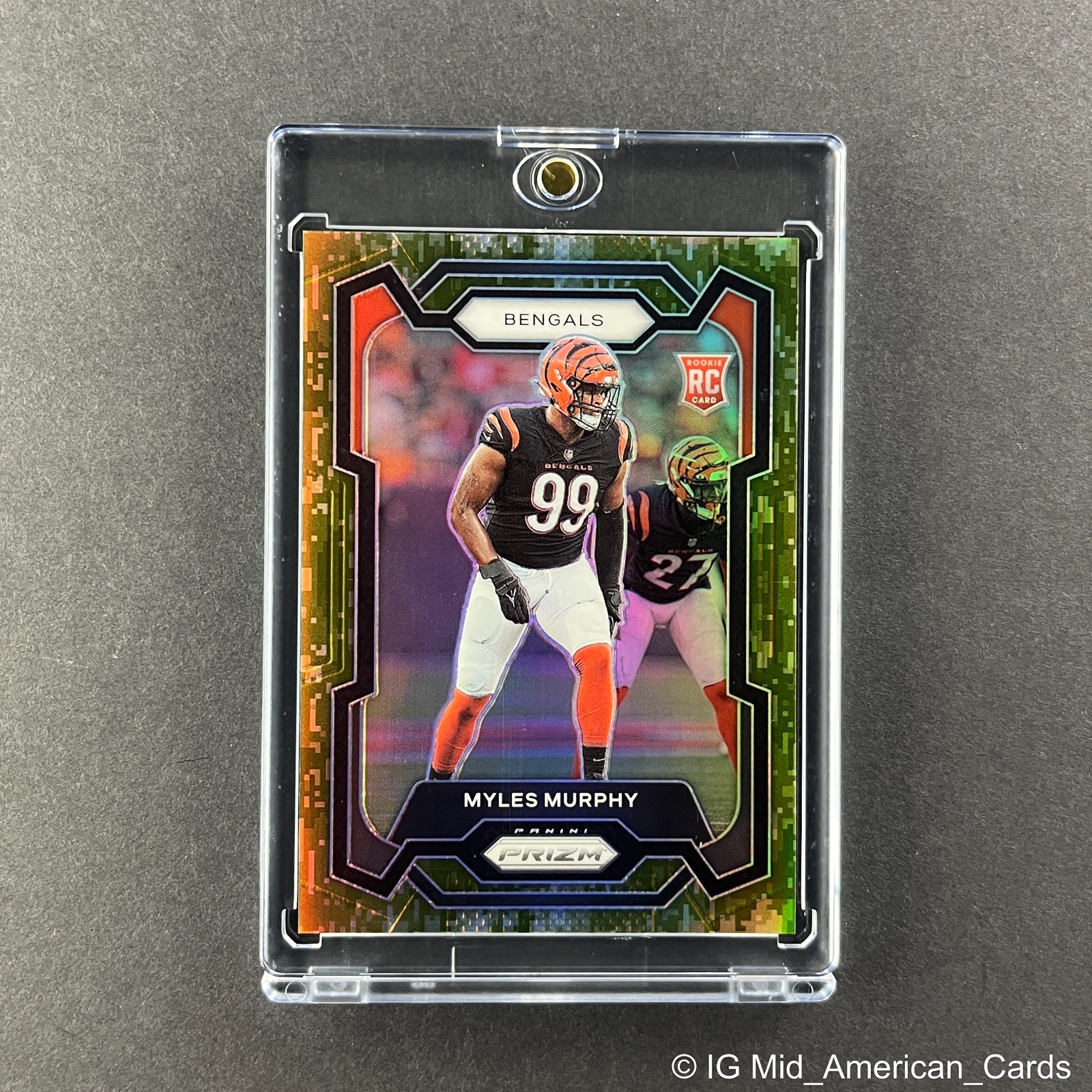 2023 Panini Prizm Myles Murphy Rookie Forest Camo Prizm #320 Bengals 15/15