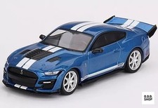 1/64 Scale Shelby GT500 Dragon Snake Concept LHD Blue Mini GT