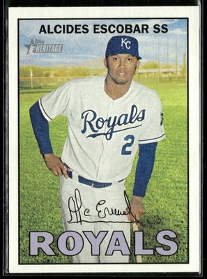 2016 Topps Heritage #7 Alcides Escobar 2A