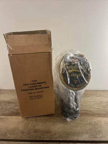 Vintage CARLSBERG LAGER  Beer Ale Advertising Light Up Bar Sign Lamp Working VGC