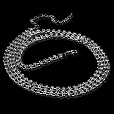 Rhinestone Waist Chain Belly Chains for The Women Miss Bride Body