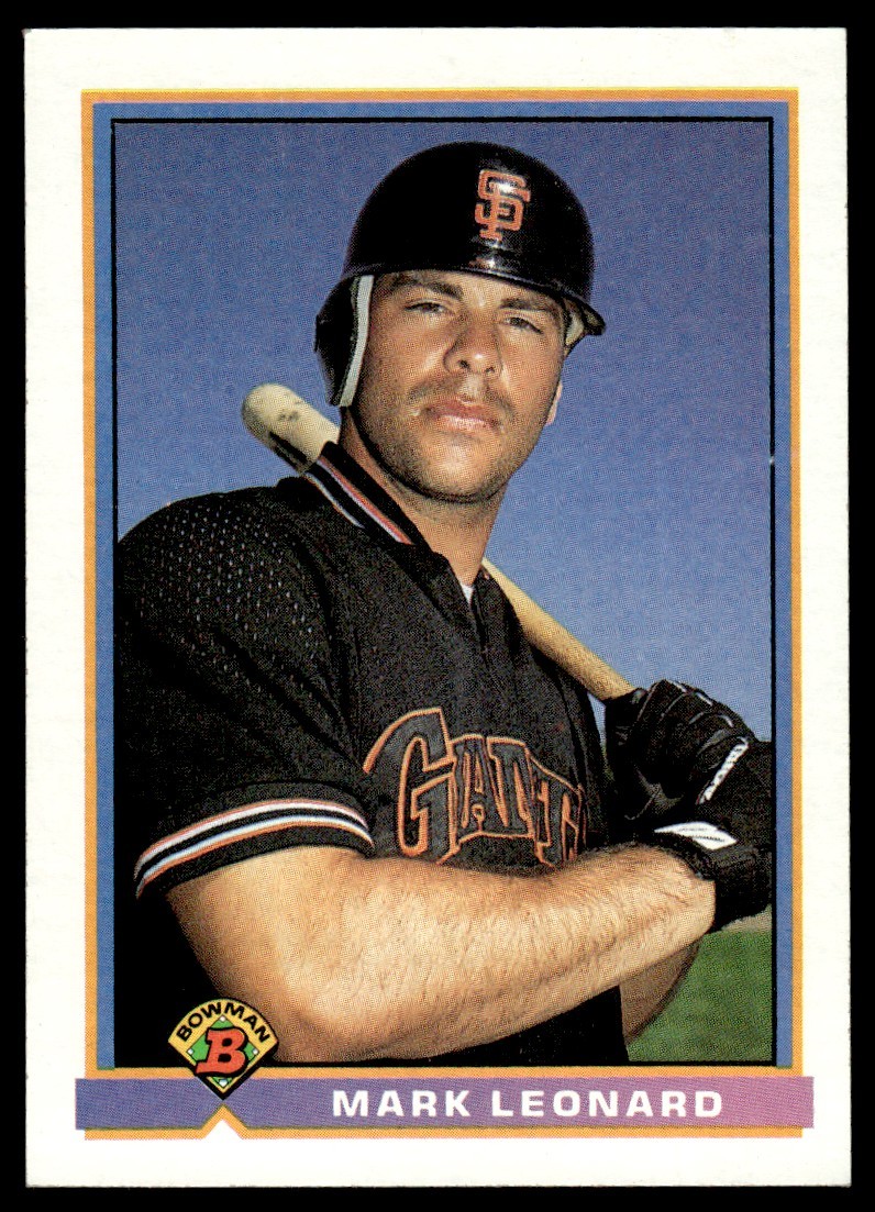 1991 Bowman Mark Leonard Rookie San Francisco Giants #624