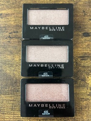 Maybelline Expert Wear Eyeshadow 40S NUDE GLOW 0.08oz New & Sealed - 3 Pack