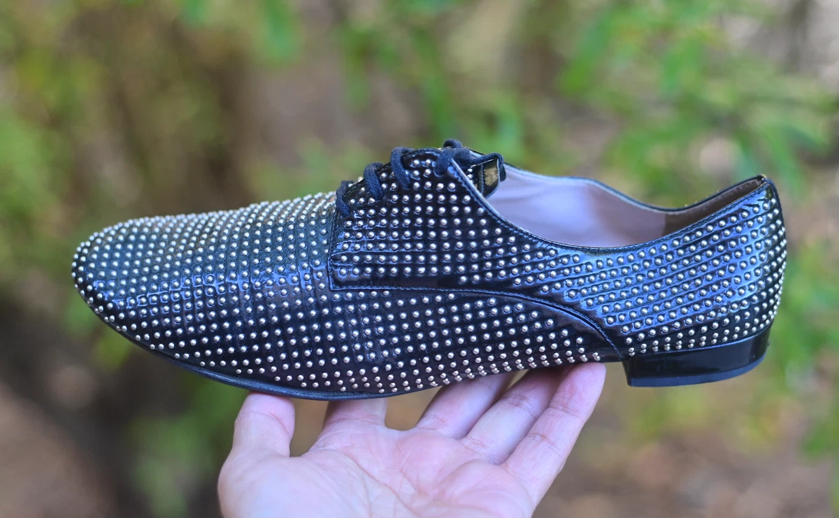Miu Miu Patent Leather Lace Up Flats for Women for sale | eBay