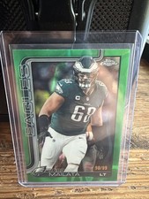 2025 Topps Chrome Jordan Mailata Green Lava Refractor /99. Color Match 🔥 #245