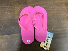NEW GIRLS FLIP FLOPS PINK S 11/12