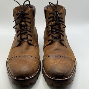 Warfield & Grand Mesa Leather Boots Size 11 Warfield & Grand Grand Ballast Leather Cap Toe Lace-up Boots  main image 3