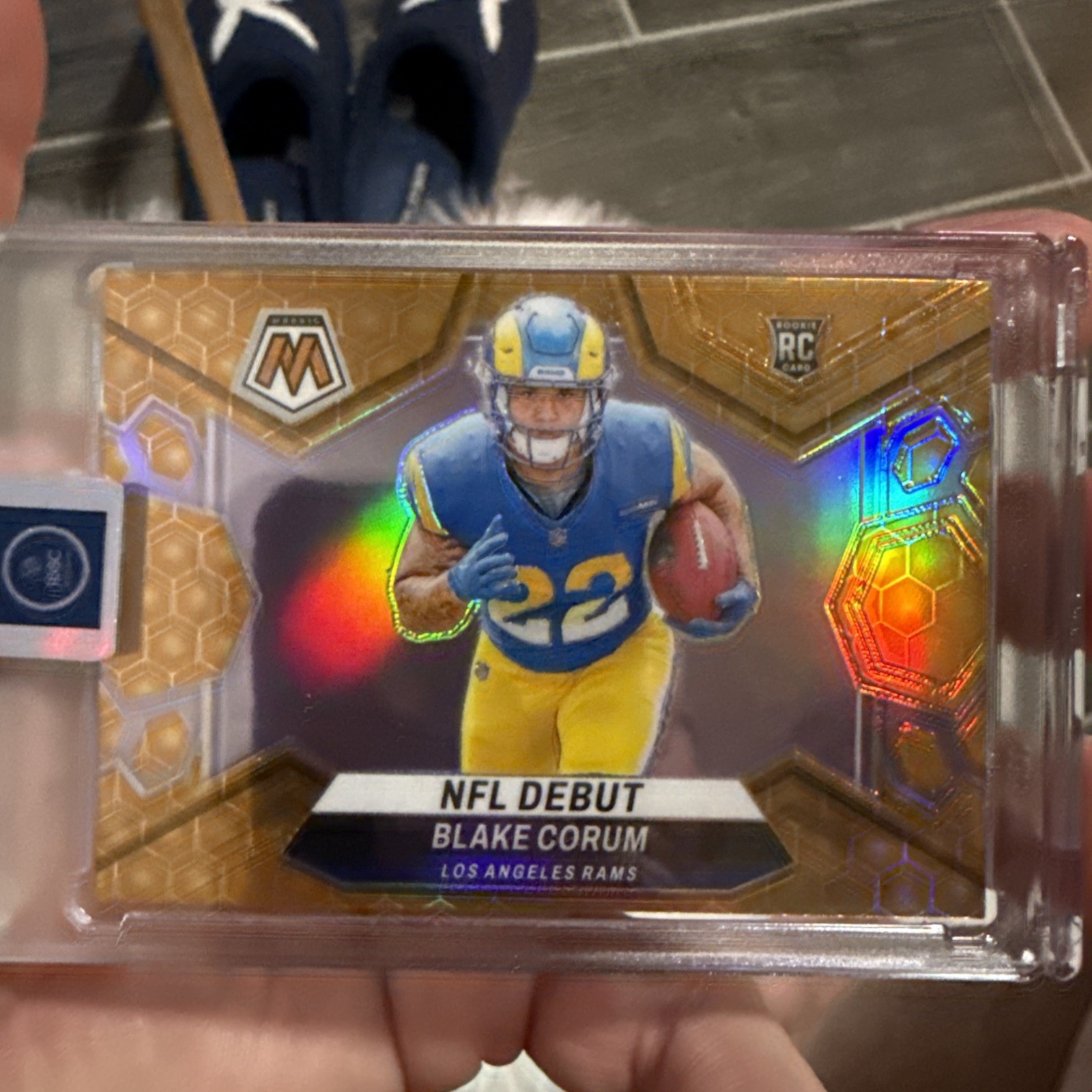 2024 Panini Mosaic Honeycomb Prizm #278 Blake Corum RC Rookie Rams CASE HIT SSP
