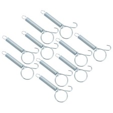 10 Pcs Tension Spring Latches Hook Pet Cage Door Rabbit Fixed Hanger