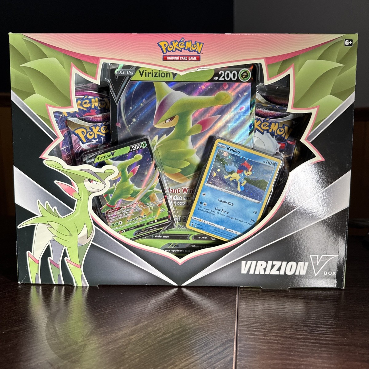 pokemon trading card game virizion v box Amazon.com: Pokemon TCG: Virizion V Box : Toys & Games main image 1