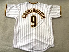 SAN DIEGO PADRES- JAKE CRONENWORTH AUTOGRAPHED #9 JERSEY  MLB AUTHENTICATED