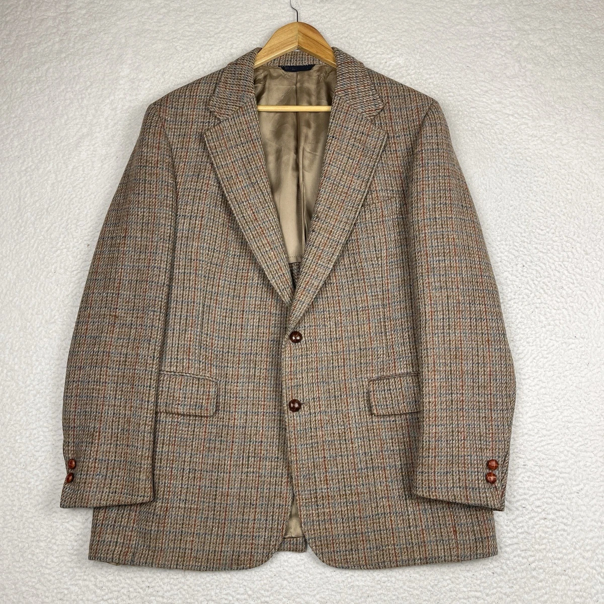 Tweed Regular 42 Jacket Vintage Suit Jackets & Blazers for Men for