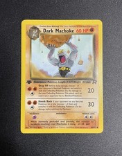 Dunkles Machoke | 40/82 | Team Rocket | 1. Edition | Pokemon Karte | NM