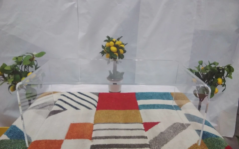 Safavieh Atka Acrylic Coffee Table, Reduced Price 2172703765 FOX6015A Foto 3 de 4