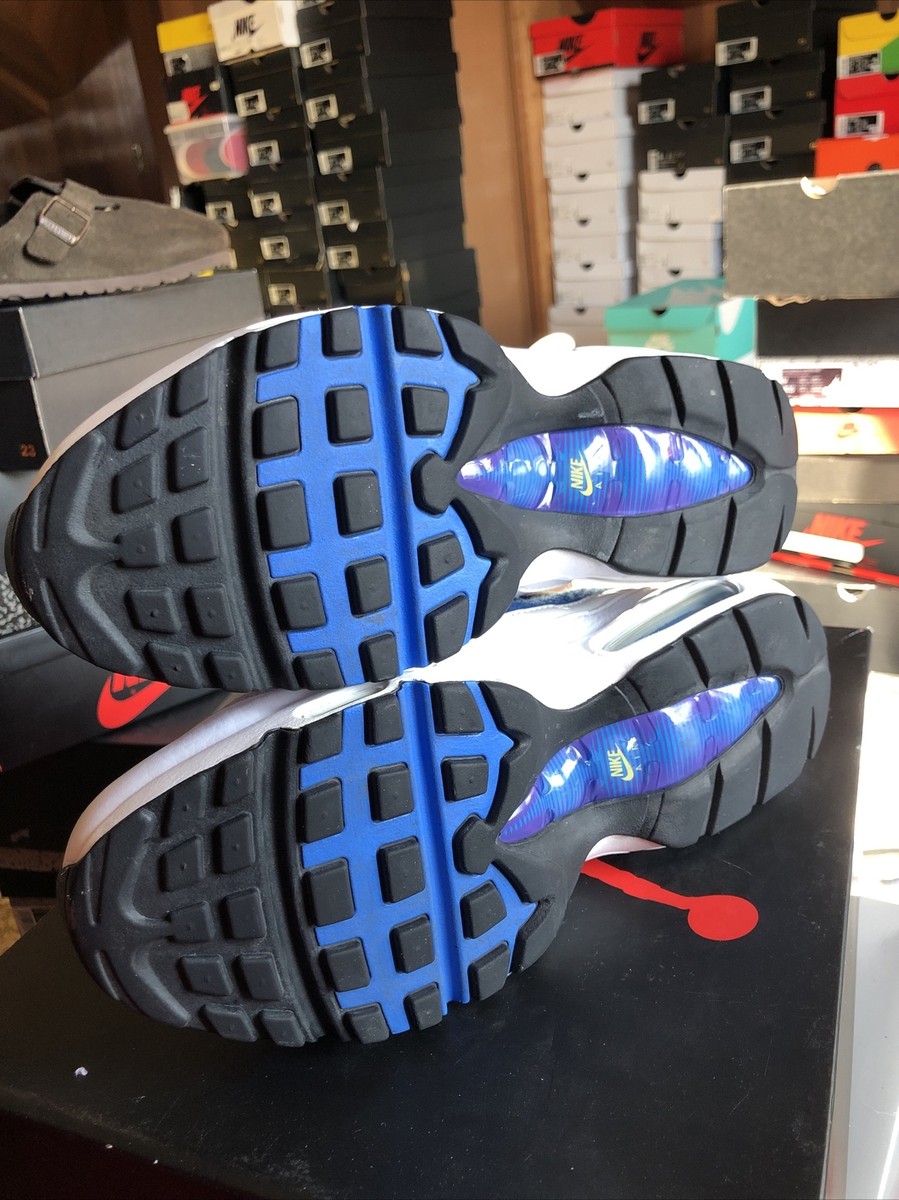 Nike Air Max 95 Kaomoji White Cyber Blue Purple DD9600-100 Nike Air Max 95 Kaomoji White Cyber Blue Purple DD9600-100