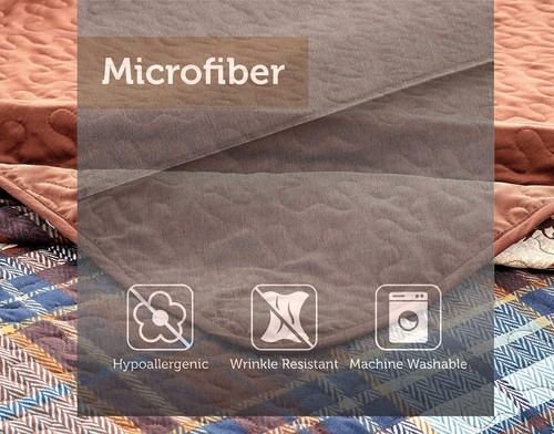 River Fly Fishing Rustic Cabin Lodge Quilt Bedspread Bedding Set with Fishing... - Picture 4 of 5