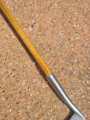 Vintage Spalding Argyll Hand Forged Model L Putter With Wooden Shaft 32.5" - Picture 2 of 8