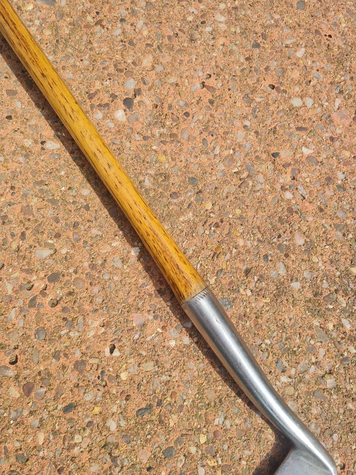 Vintage Spalding Argyll Hand Forged Model L Putter With Wooden Shaft 32.5" - Image 2 of 4