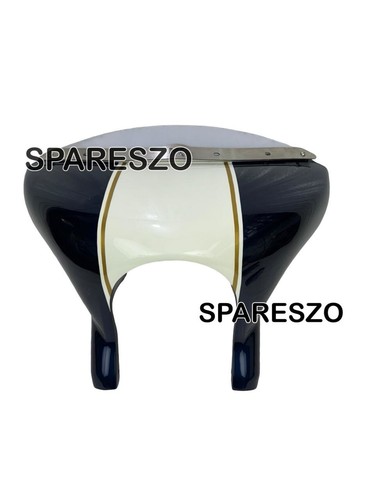 "CHIEF ROUND FAIRING, CELESTIAL BLUE" FIT FOR ROYAL ENFIELD SUPER METEOR 650 - Picture 3 of 16