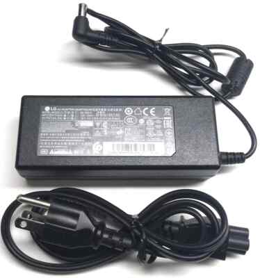 Genuine LG Chromebase Monitor Charger AC Adapter Power Supply DA-65G19 19V 65W