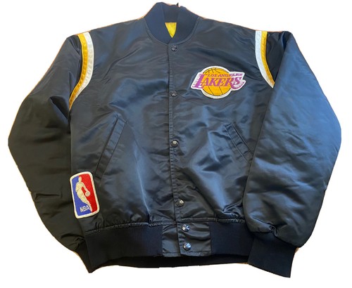 vintage starter lakers jacket