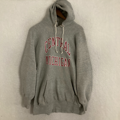 #ad Vtg 70s Champion Reverse Weave Warmup Central Michigan Hoodie XL USA Made $494.77