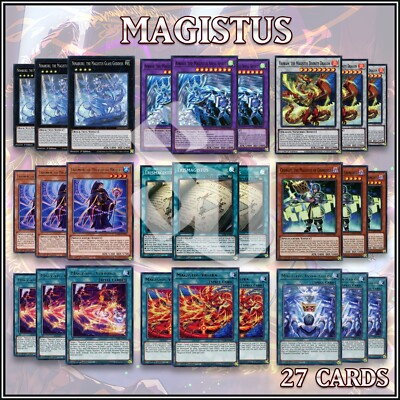 #ad MAGISTUS DECK 27 Aiwass Crowley Ninaruru Trismagistus Vahram Endymion YuGiOh $10.00
