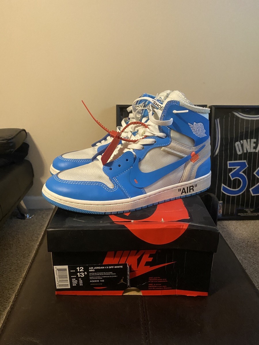 off white jordan 1 size 5