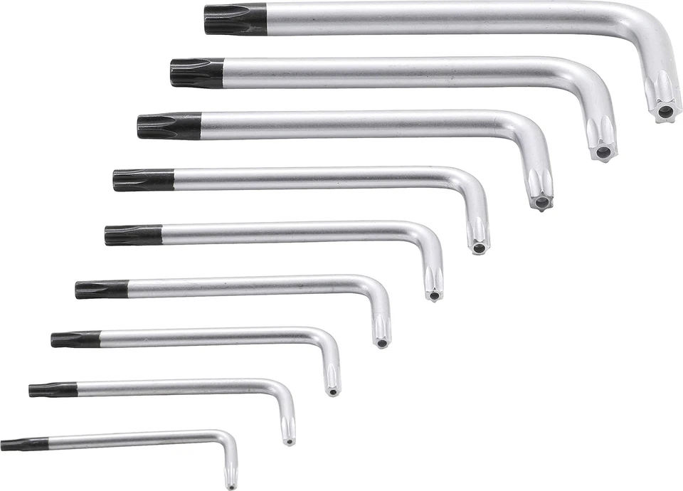 809 | Winkelschlüssel-Satz | kurz | T-Profil für Torx mit Bohrung T10 - T50 |... - Image 4 of 4