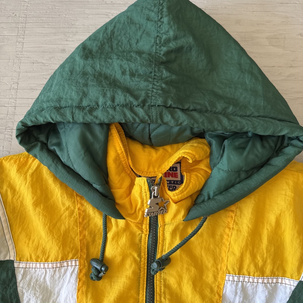 Veste Starter Vintage Green Bay Packers Années 90 - Taille Jeunesse XL