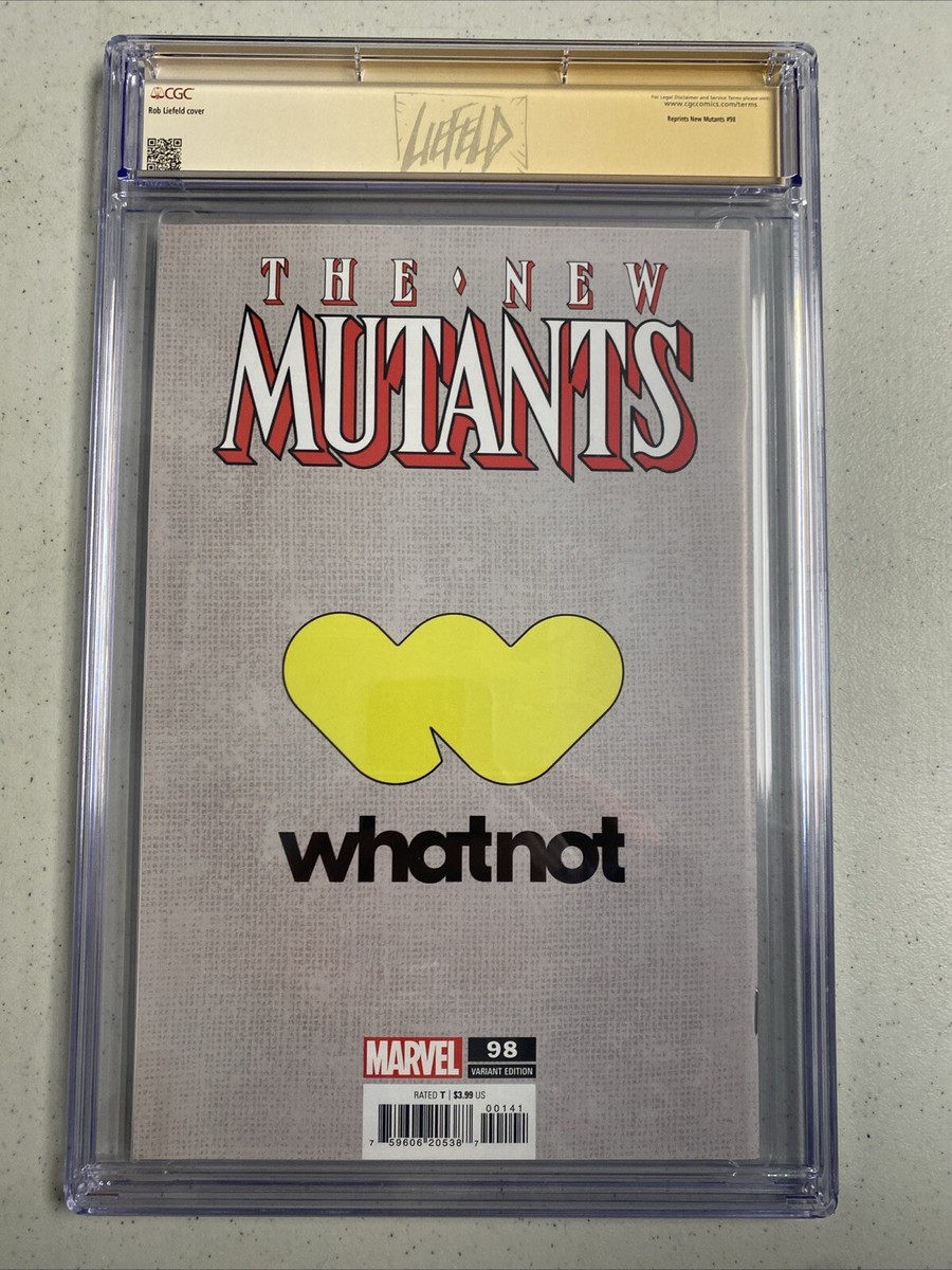New Mutants #98 CGC 9.8 Signed & Sketch By Rob Liefeld Whatnot