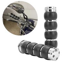 1" Motorcycle Handle Bar Hand Grips For Yamaha V-Star XVS650 XVS950 XVS1100 1300