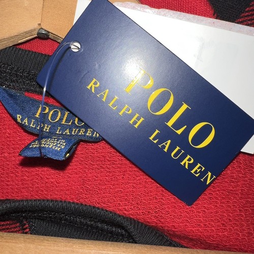 Ralph Lauren Girls' Logo Red Black Buffalo Plaid Ruffle Hem Polo Dress SZ 6X NEW - Picture 5 of 6