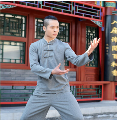 Cotton Kung Fu Tai Chi Clothing Breathable Martial Arts Clothes Taijiquan  Wushu