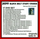 JUDO BLACK BELT HOME STUDY 17 DVD set Keith Schwartz bjj mma throws sambo