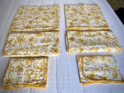 Vintage D Porthault 2 Einzelbettgarnitur 100% Baumwolle Perkal