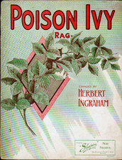 Poison Ivy RAG 1908 HERBERT INGRAHAM Sheet Music!