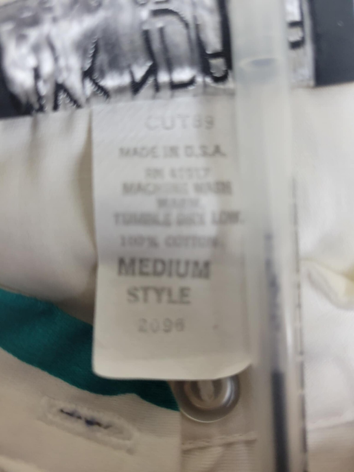 My Kinda Gal Blouse Women's Size Medium Vintage Colorful Printed Made In U.S.A