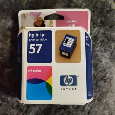 🔥Hp 57 Tri Color Printer Ink Cartridge C6657AN Expired Genuine OEM🔥 ...