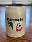 Hofbrauhaus Wolters Pilsner Stoneware Mug Beer Stein RARE MEXICO 1986 WORLD CUP